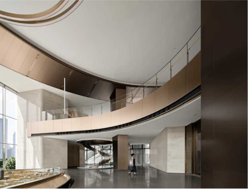 用金屬訴說旋轉樓梯美感